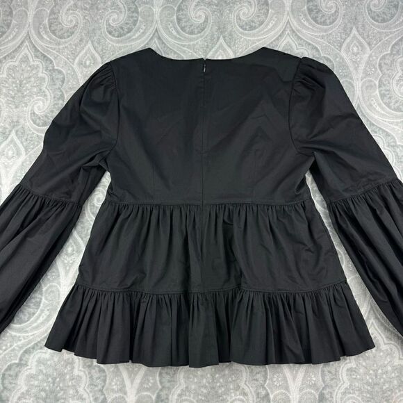 Womens Cinq a Sept Ruffled Blouse - Picture 2 of 3